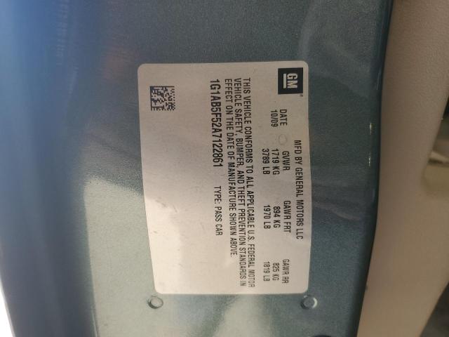 2010 CHEVROLET COBALT LS - 1G1AB5F52A7122861