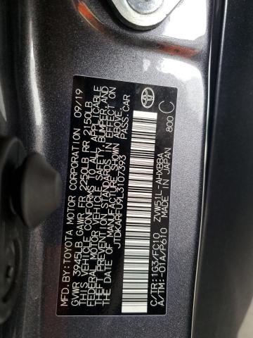 2020 TOYOTA PRIUS L - JTDKARFU9L3107393