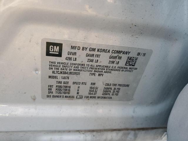 2020 CHEVROLET TRAX LS #3273893791