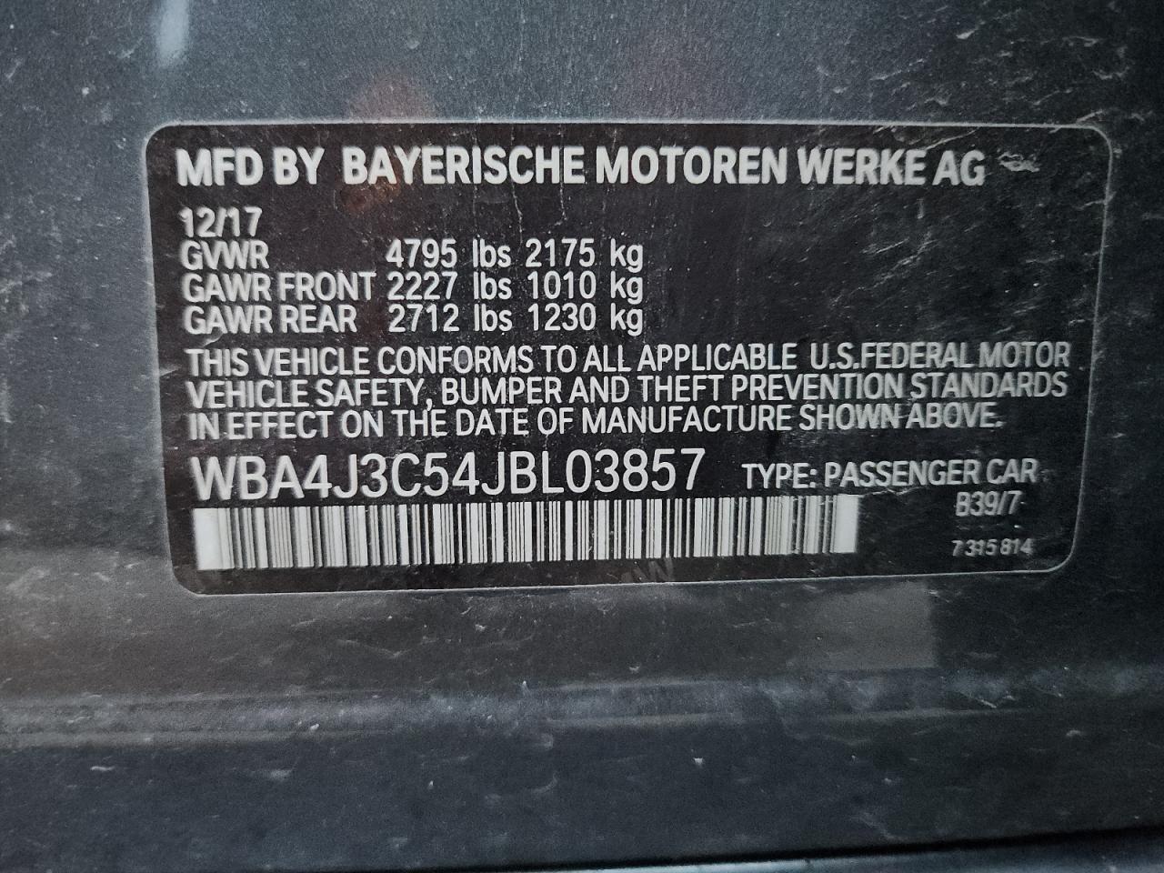 BMW 4 SERIES GRAN COUPE GRAN COUPE