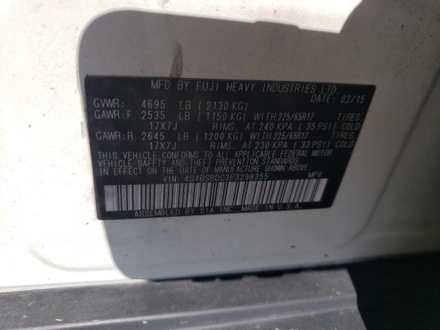 2015 SUBARU OUTBACK #3281617395