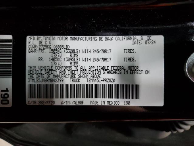 2024 TOYOTA TACOMA DOU #3287697051