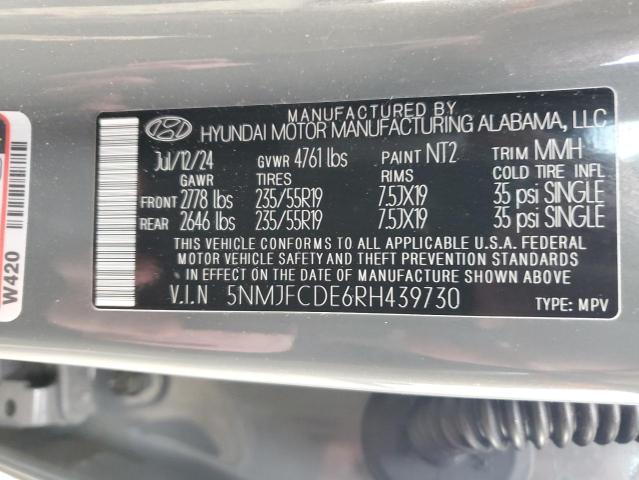 2024 HYUNDAI TUCSON SEL - 5NMJFCDE6RH439730