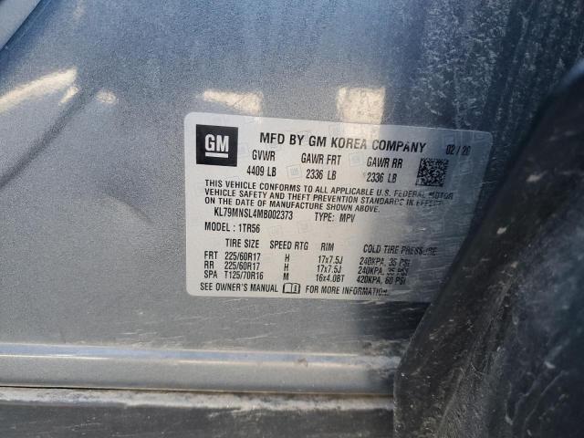 2021 CHEVROLET TRAILBLAZER LS - KL79MNSL4MB002373