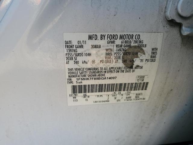 2011 FORD EXPLORER L - 1FMHK7F89BGA14097