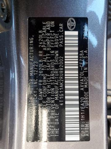 2024 TOYOTA CAMRY SE N - 4T1G11AK2RU882002