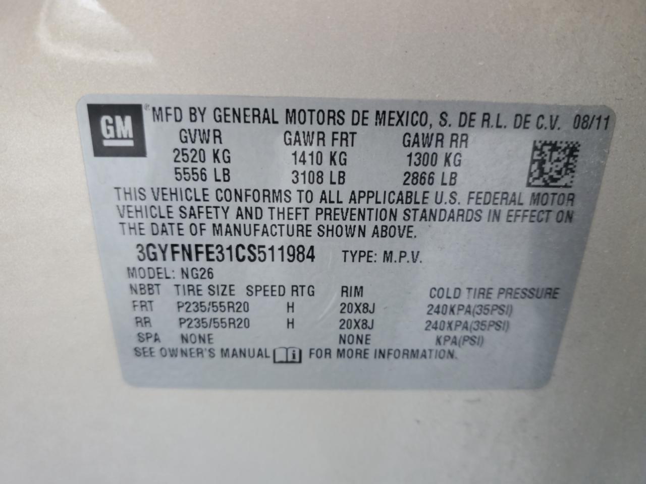 CADILLAC SRX PREMIUM COLLECTION