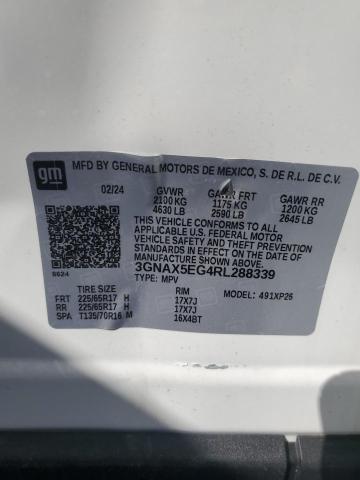 2024 CHEVROLET EQUINOX LS 3GNAX5EG4RL288339