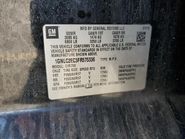 2015 CHEVROLET TAHOE POLI 1GNLC2EC3FR575336