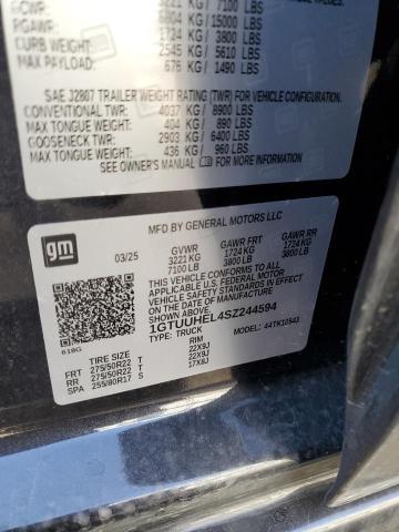 2025 GMC SIERRA K15 - 1GTUUHEL4SZ244594