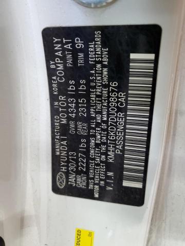 2013 HYUNDAI GENESIS CO #3301834340