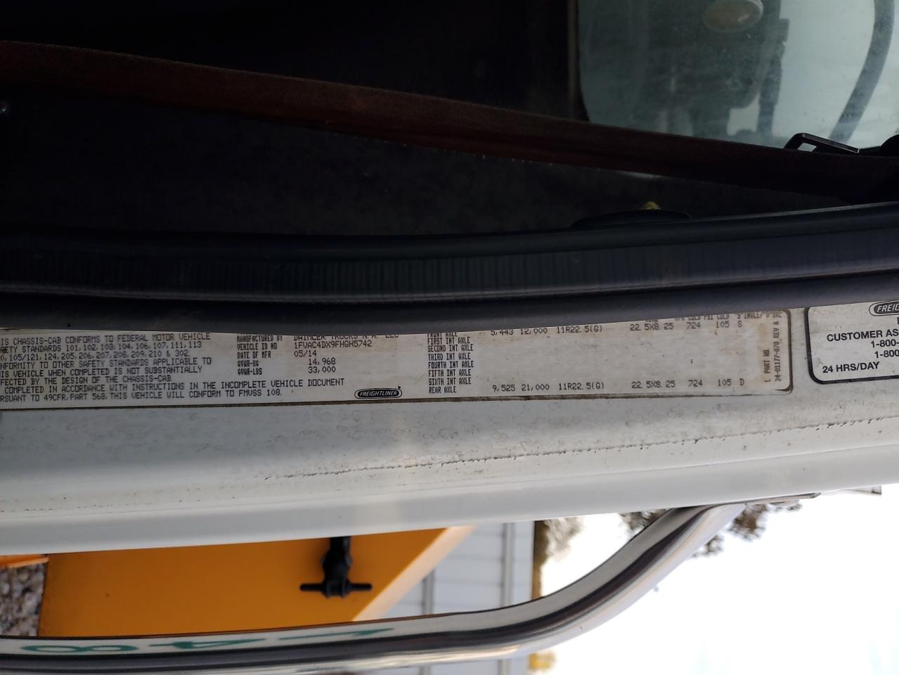 Lot #3293305426 2015 FREIGHTLINER M2 112 MED