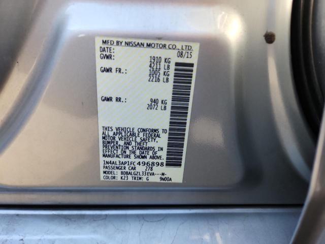 2015 NISSAN ALTIMA S #3285142401