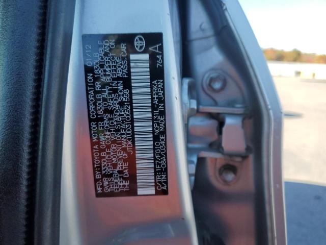 2012 TOYOTA YARIS - JTDKTUD31CD521558
