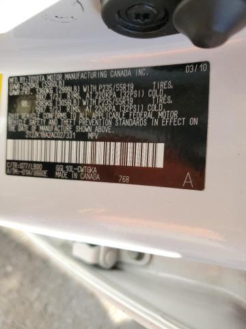 2010 LEXUS RX 350 - 2T2ZK1BA2AC027331