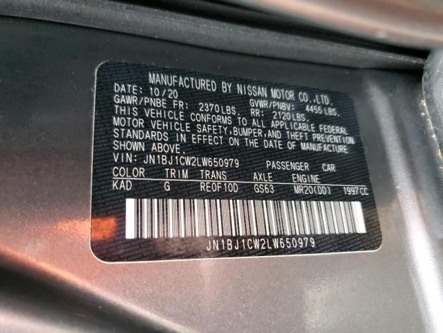 2020 NISSAN ROGUE SPORT S #3315848153