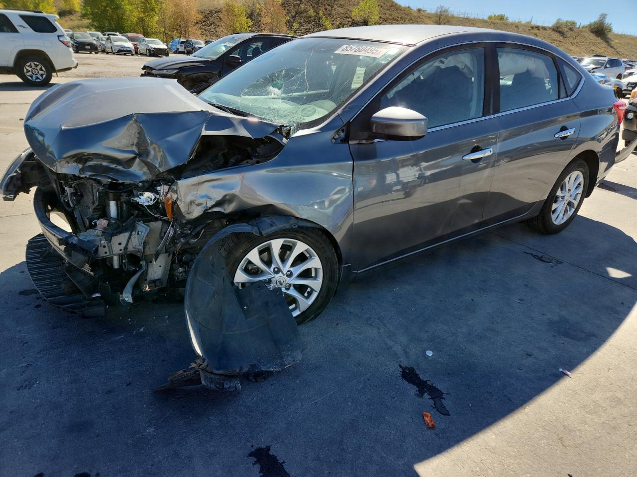 Lot #3292905570 2019 NISSAN SENTRA S