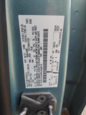 2013 FORD ESCAPE TIT - 1FMCU0J93DUA29016