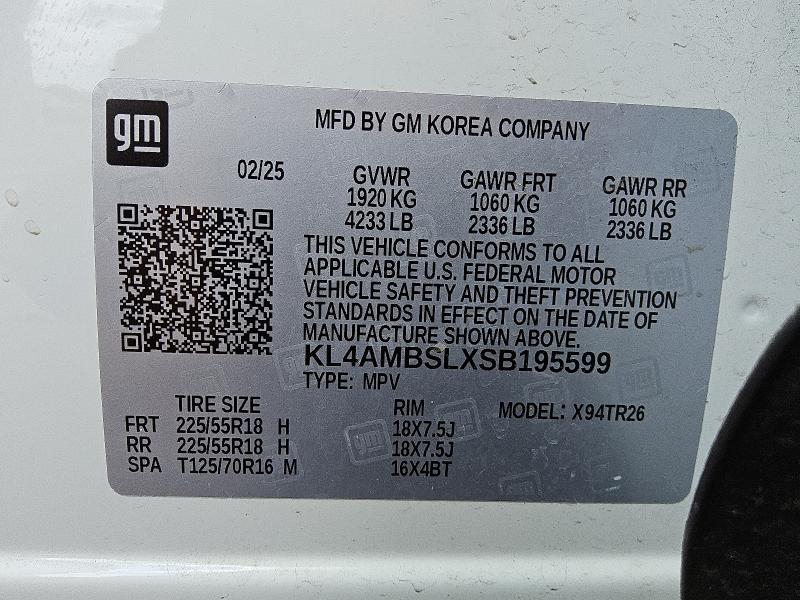 2025 BUICK ENCORE GX - KL4AMBSLXSB195599