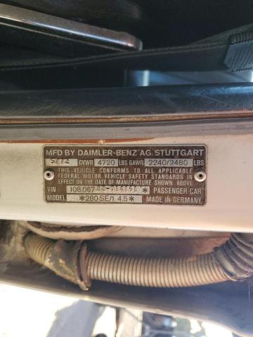 1972 MERCEDES-BENZ 280 SEL #3257352819