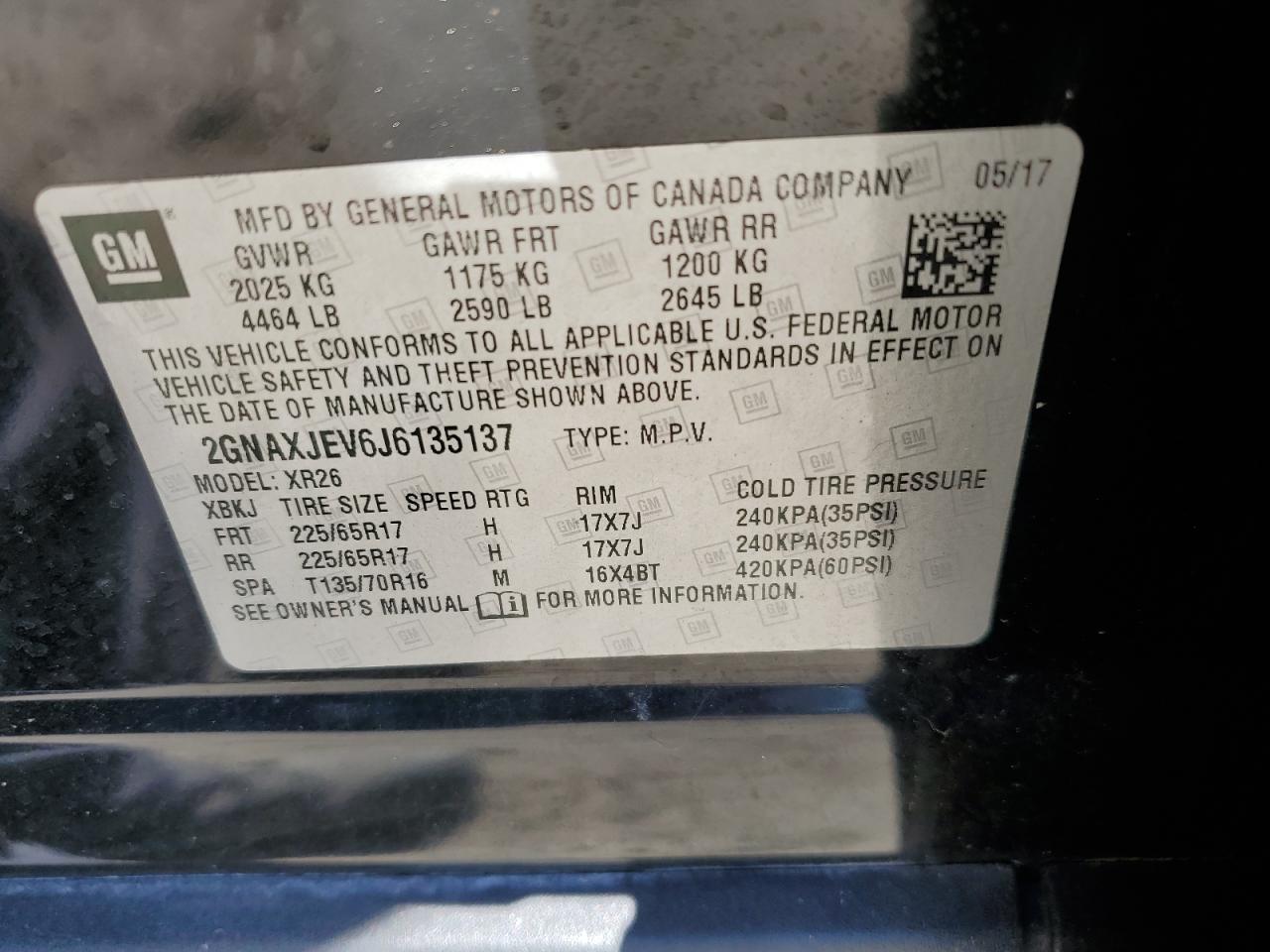 CHEVROLET EQUINOX LT