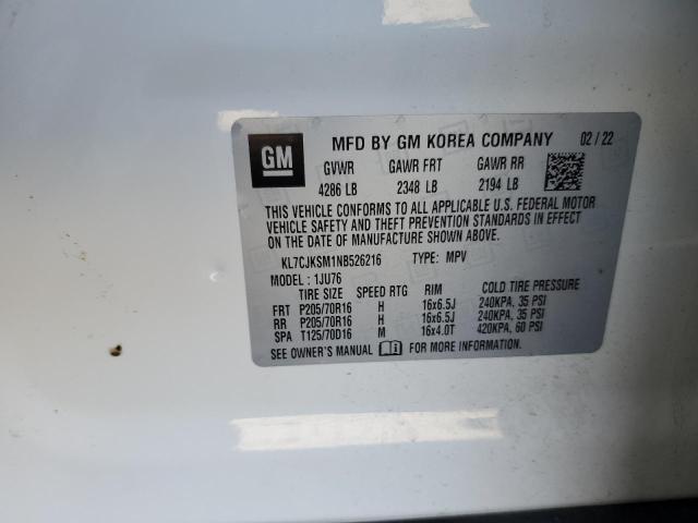 2022 CHEVROLET TRAX LS #3287535006