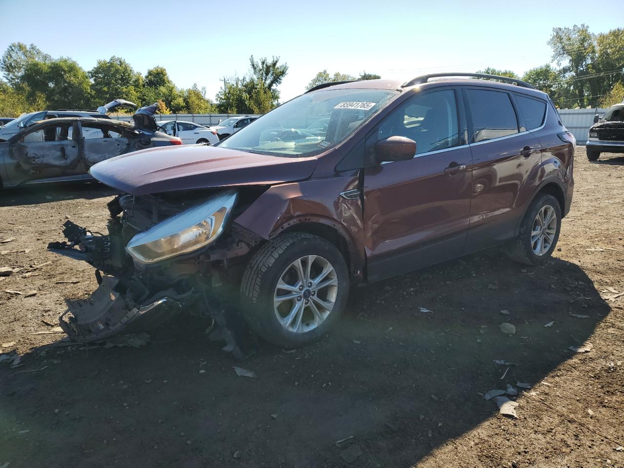 Lot #3298233041 2018 FORD ESCAPE SE