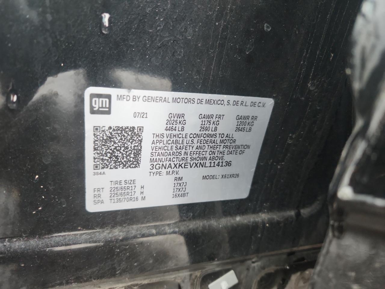 CHEVROLET EQUINOX LT