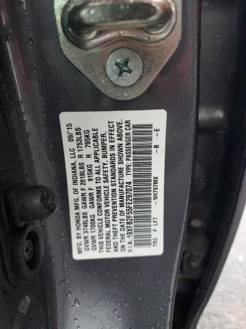 2015 HONDA CIVIC LX - 19XFB2F55FE297074