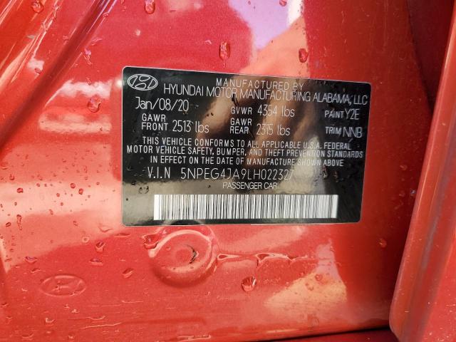 2020 HYUNDAI SONATA SE #3292300298