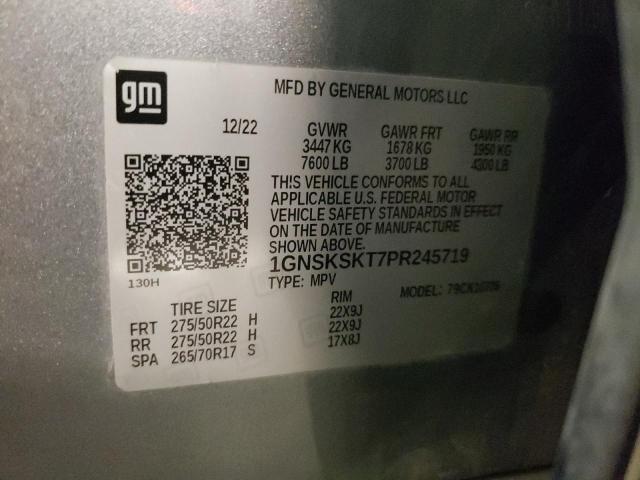 2023 CHEVROLET TAHOE K150 1GNSKSKT7PR245719