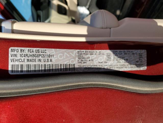 2023 JEEP GRAND CHER - 1C4RJHBG8PC511011