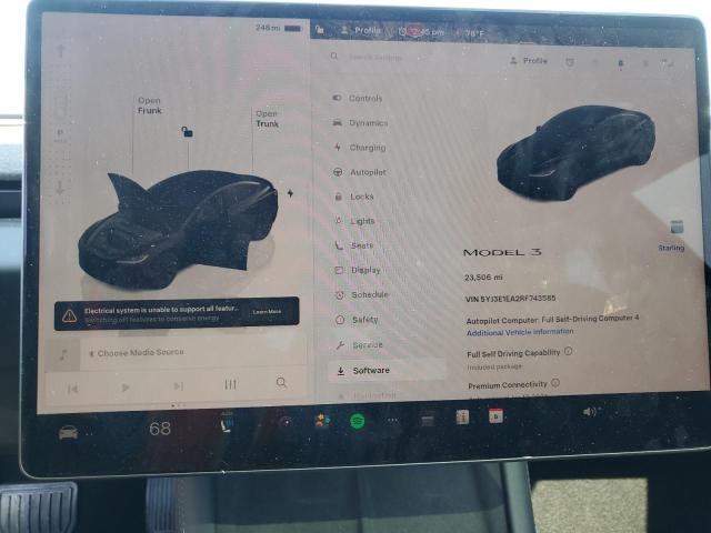 2024 TESLA MODEL 3 - 5YJ3E1EA2RF743585