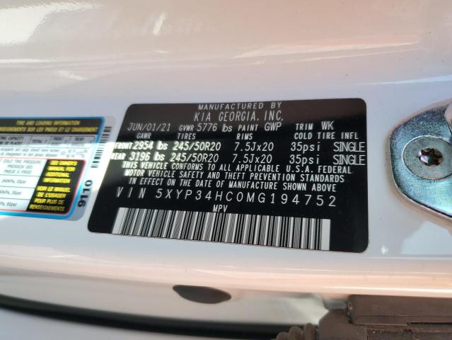 2021 KIA TELLURIDE #3318095393