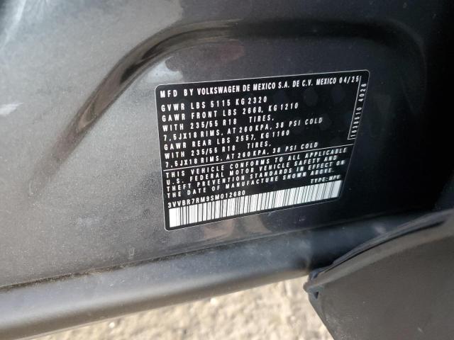 2025 VOLKSWAGEN TIGUAN S #3284774535