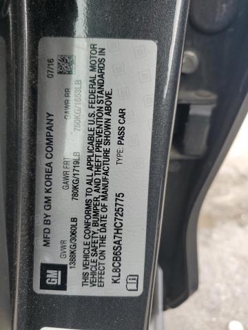 2017 CHEVROLET SPARK LS - KL8CB6SA7HC725775