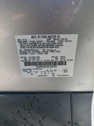 2013 FORD TAURUS LIM #3296938841