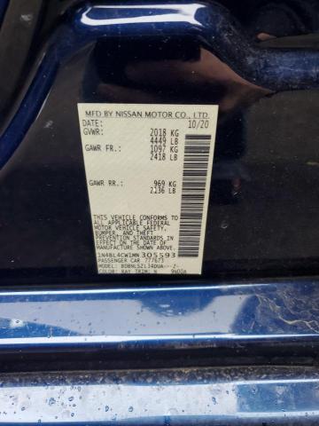 2021 NISSAN ALTIMA SR - 1N4BL4CW1MN305593