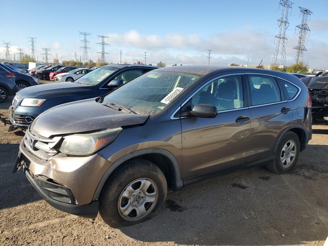 Lot #3296409639 2014 HONDA CR-V LX