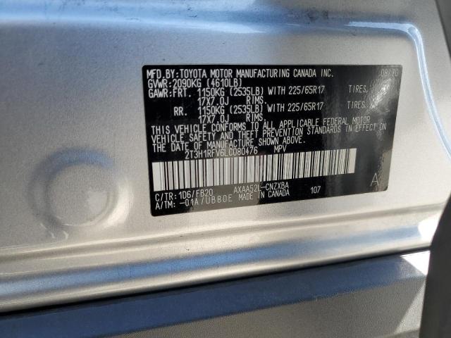 2020 TOYOTA RAV4 LE - 2T3H1RFV6LC080476