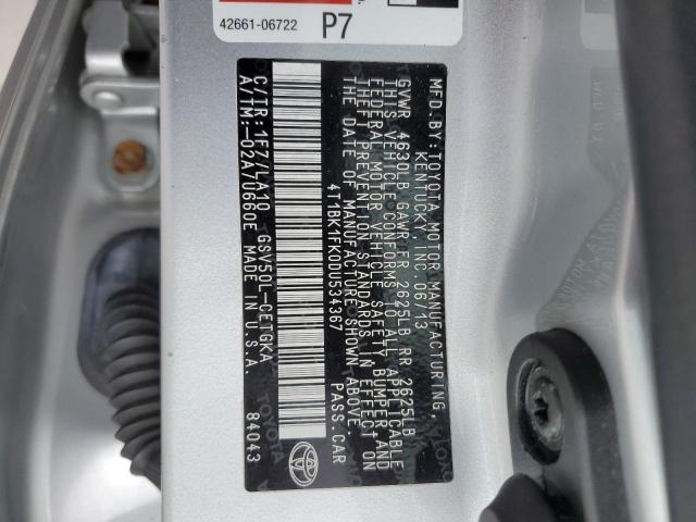 2013 TOYOTA CAMRY SE - 4T1BK1FK0DU534367