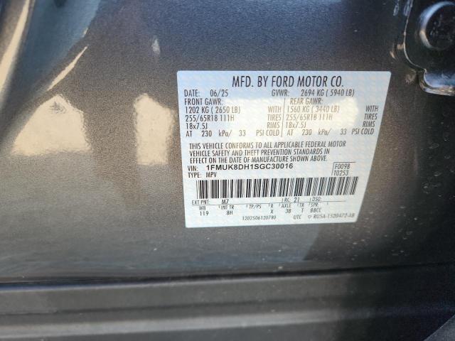 2025 FORD EXPLORER ACTIVE 1FMUK8DH1SGC30016