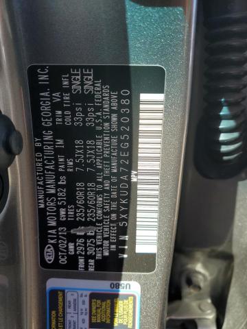 2014 KIA SORENTO EX - 5XYKUDA72EG520380