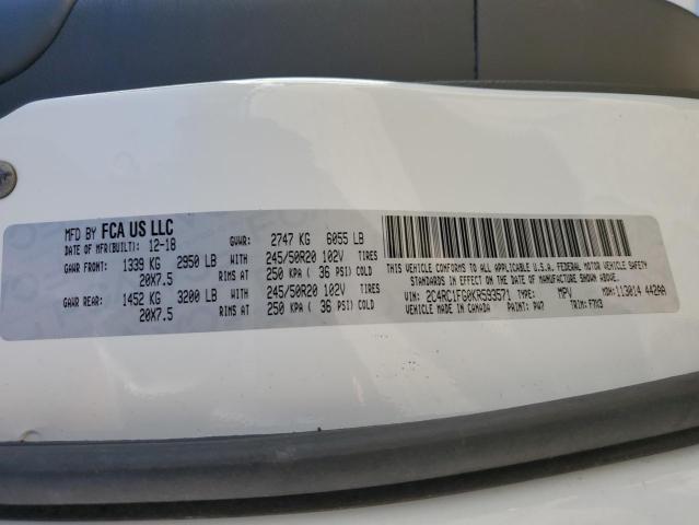 2019 CHRYSLER PACIFICA T #3281391000