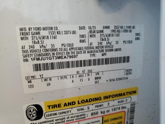 2021 FORD EXPEDITION XL #3285639274