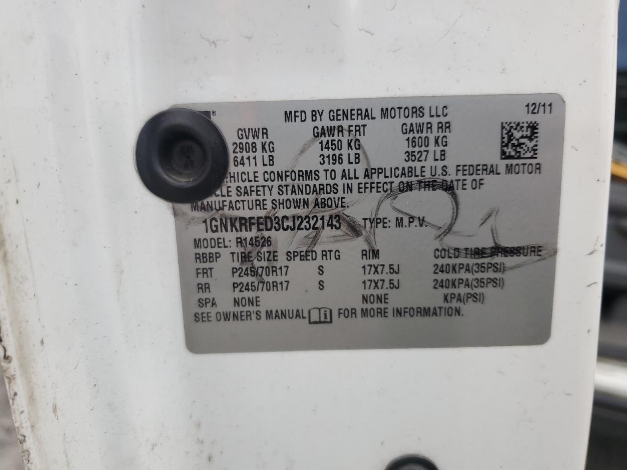 CHEVROLET TRAVERSE LS