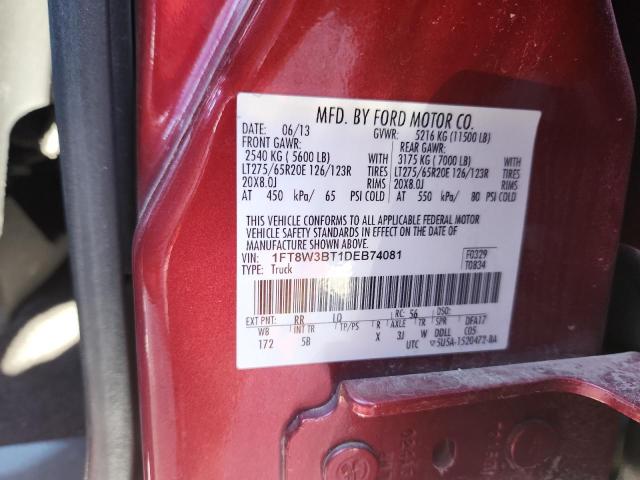 2013 FORD F350 SUPER #3291765247