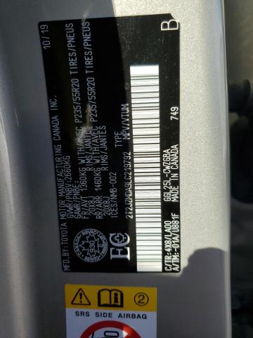 2020 LEXUS RX 350 2T2JZMDA9LC219792