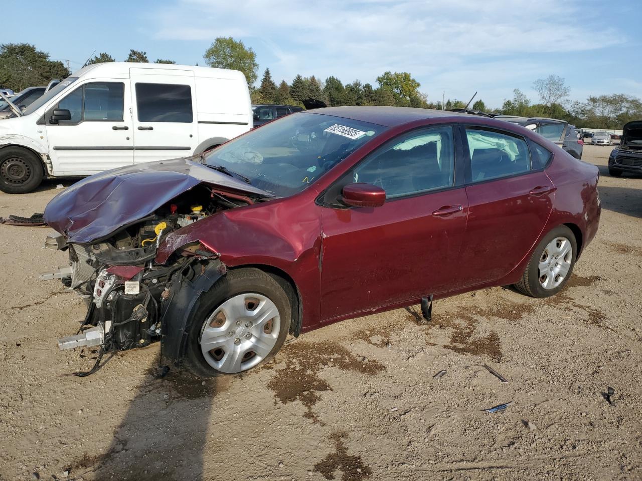 Lot #3290371773 2015 DODGE DART SE