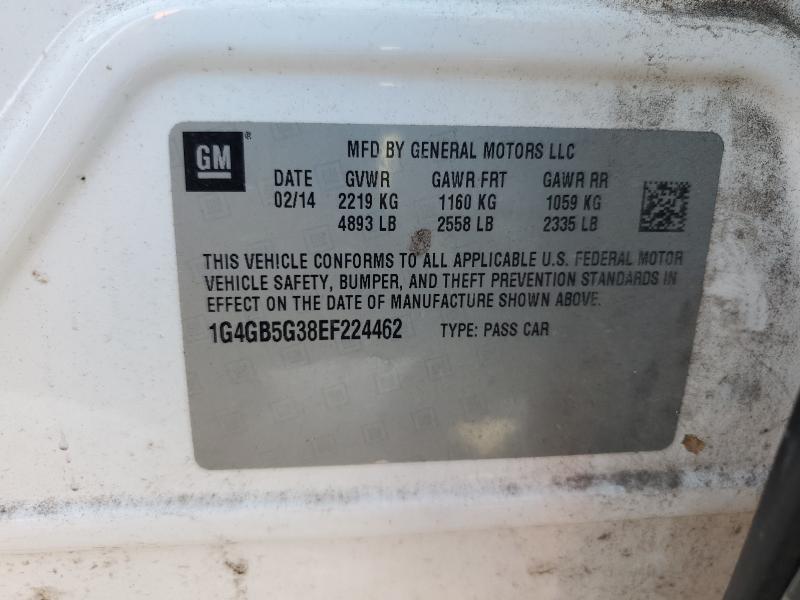 2014 BUICK LACROSSE - 1G4GB5G38EF224462